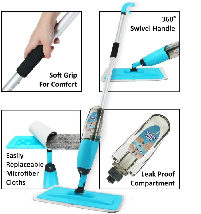 Effortless Clean 360° Rotating Spray Mop